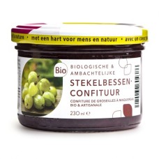 BIO Stekelbessenconfituur - 220 g BIO Stekelbessenconfituur - 220 g